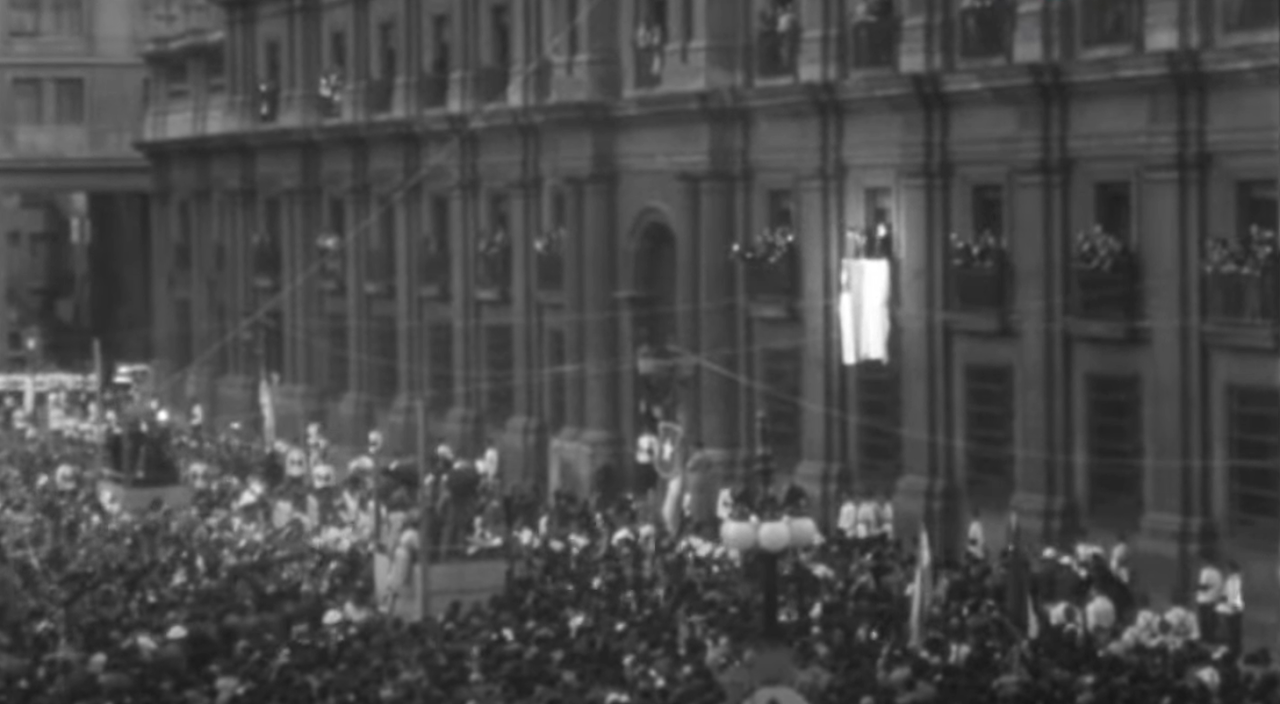 Visita de Perón a Chile en 1953, donde se firma el tratado ABC.